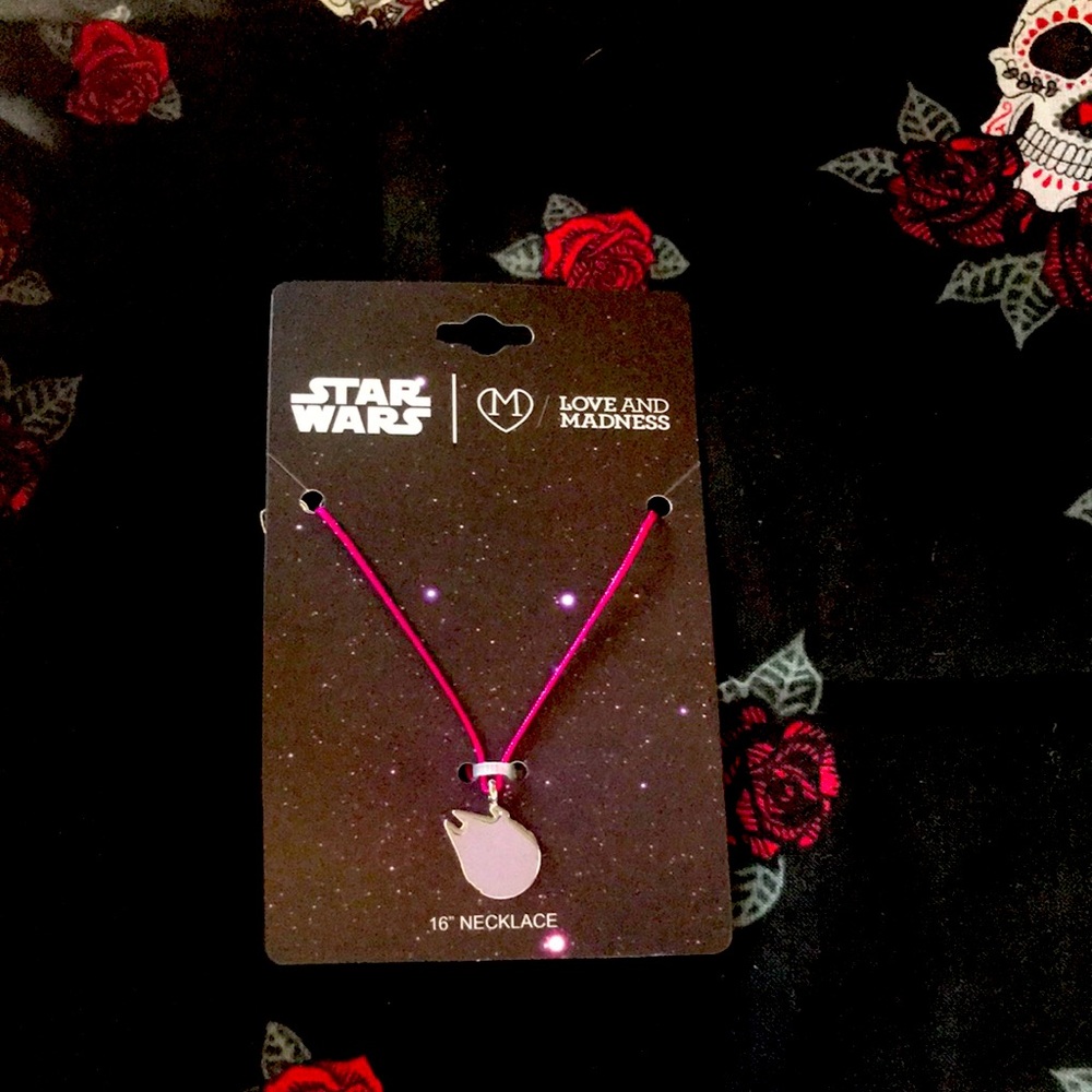 Star Wars Millenium Falcon 16’ necklace